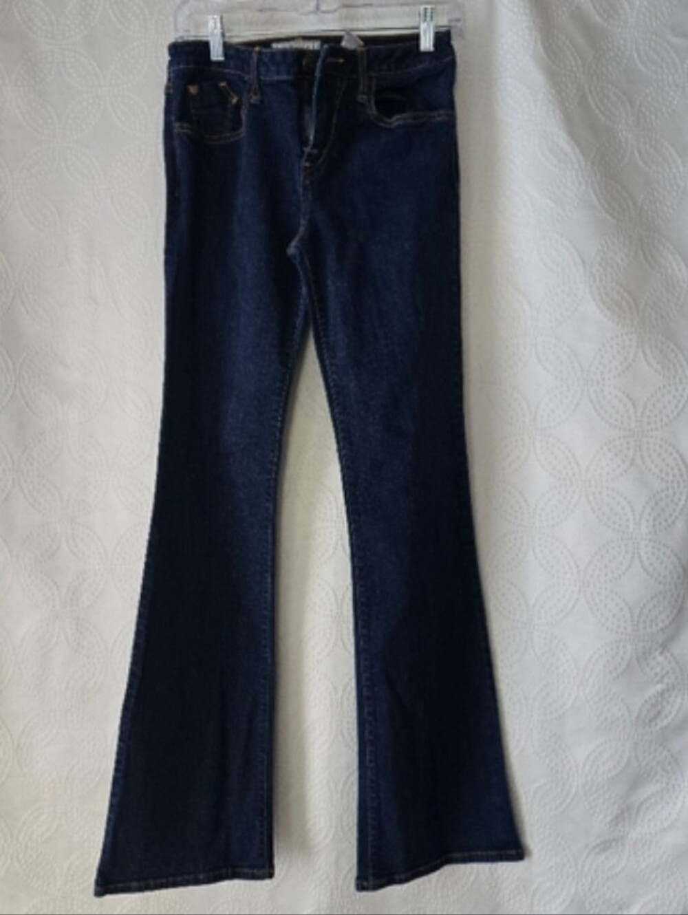Women’s Dark Blue Flare Jeans - Phat Fashions - 9